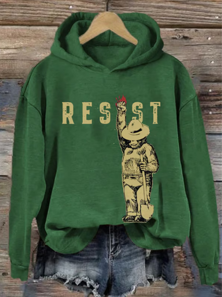 Women's Protect Our National Parks Printed Hoodie
