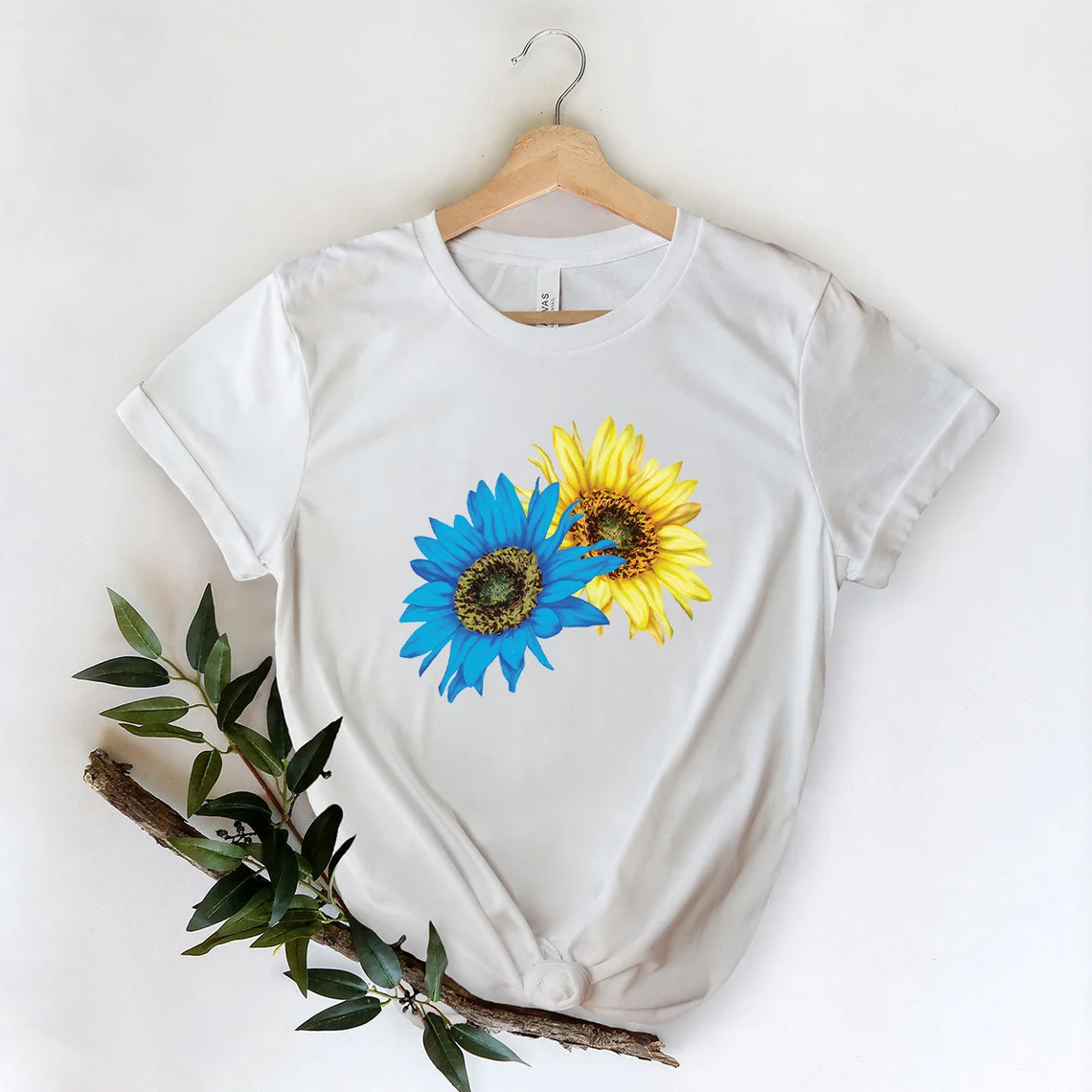Sunflower Ukraine Proud Ukrainian Pray For Ukraine  No War Ukraine Art Pattern T Shirt