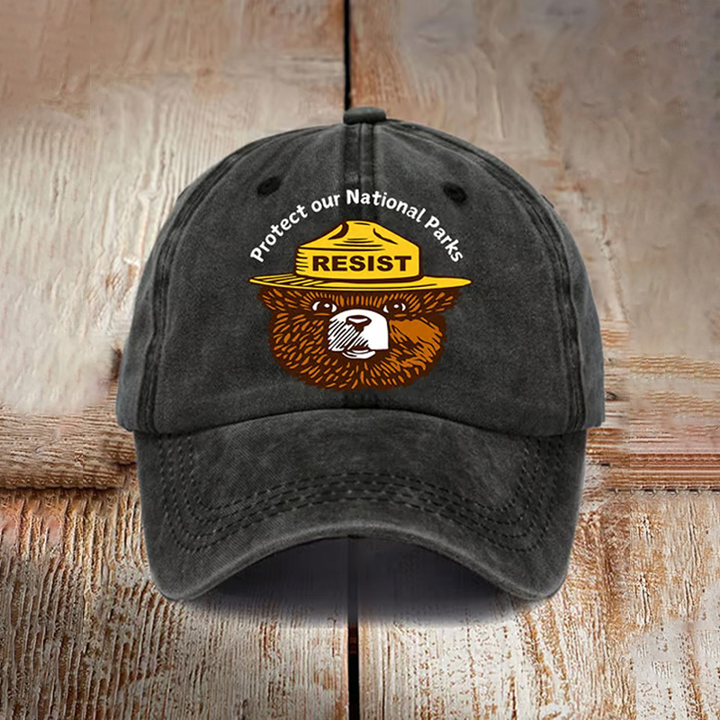 Protect Our National Parks Print Baseball Cap