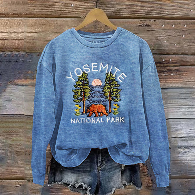 Yosemite National Park Embroidered Promotional Sweatshirt