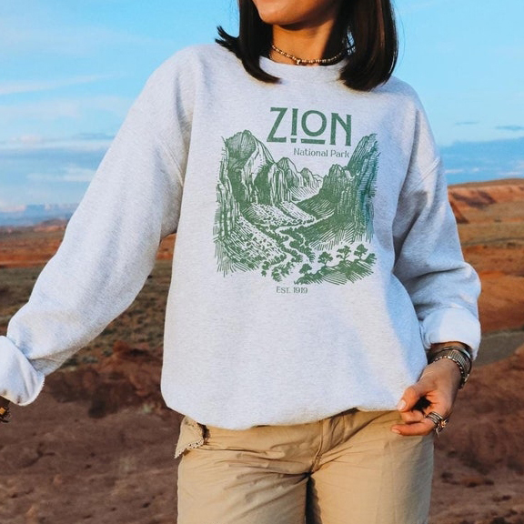 Zion National Park Nature Lover Gift Sweatshirt