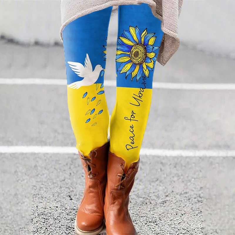 Women's Peace For Ukraine Leggings