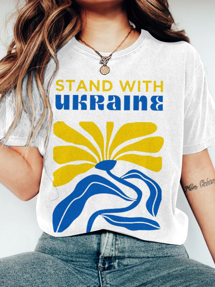 Stand With Ukraine Women's T-shirt