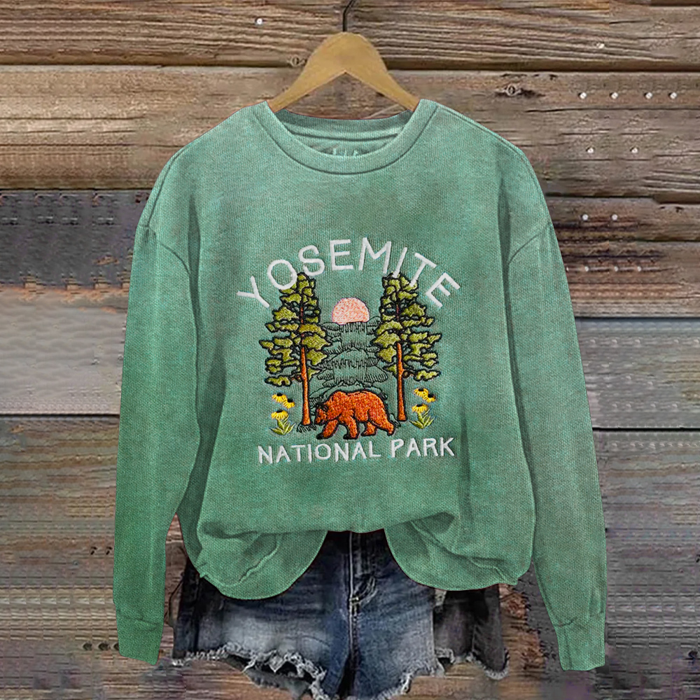Yosemite National Park Embroidered Promotional Sweatshirt